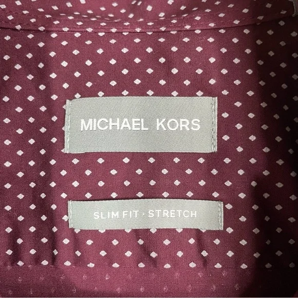 Michael Kors Men Shirt button down 15 1/2 32/33 M - Picture 2 of 13